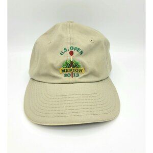 US Open Hat Cap Strap Back Green USGA Merion Golf Course 2013 Mens Golfer